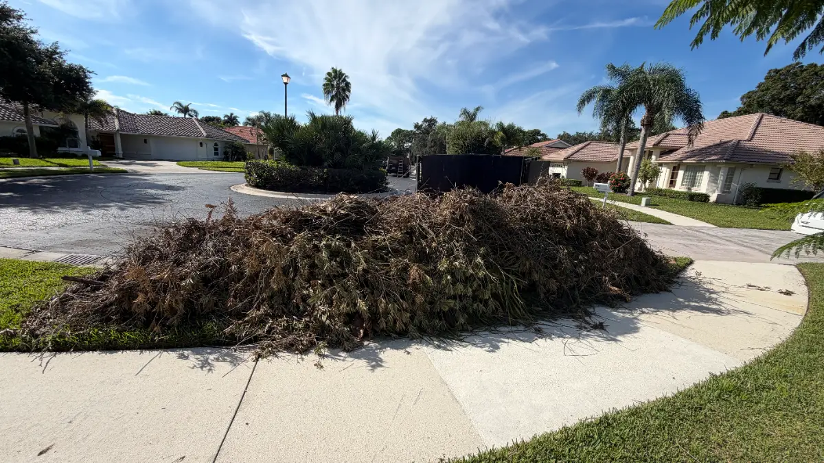 Debris Haul Away project in Port St. Lucie